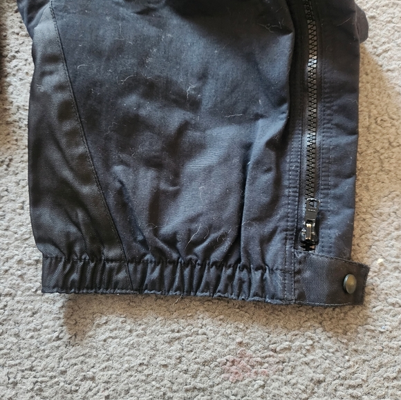 Vintage PATAGONIA Kids Ski Snow Pants Size 8 Black Suspenders Outdoors Sewn on - Picture 7 of 16